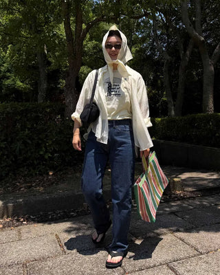 Organza Stripe Sheer Shirt