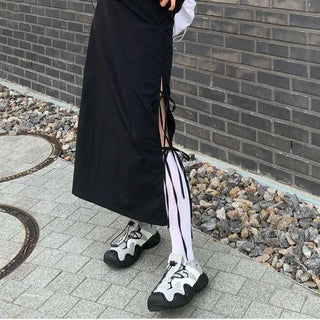 Mesh two-tone sneakers