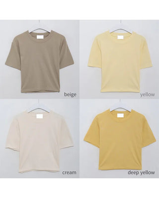 Basic T-shirts in various colors