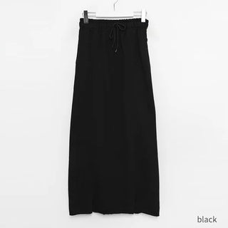 Line-cut sweat skirt