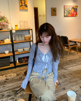Sheer Ribbon Cardigan