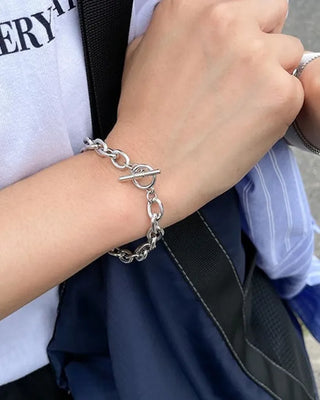 angle buckle chain bracelet