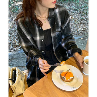 Layered buckle necklace