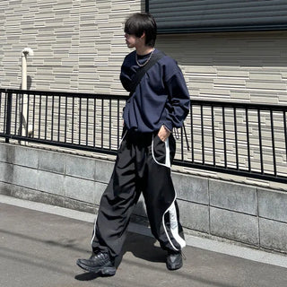 (Unisex) Line Point Nylon Pants