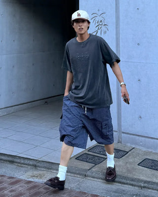 Check Cargo Bermuda Shorts