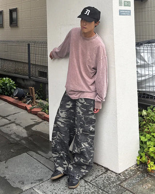 Camouflage cargo pants