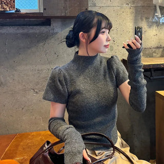 Hand warmer knit set