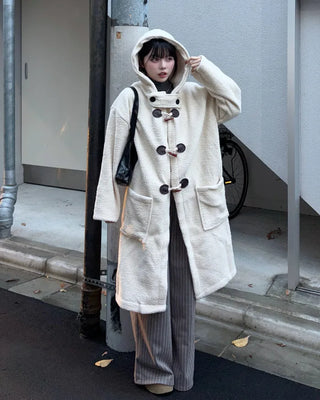 Duffle Boa Long Coat