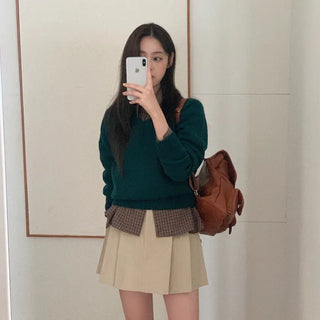 V-neck knit