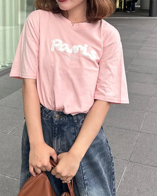 Lettering Short-Sleeved T-Shirt