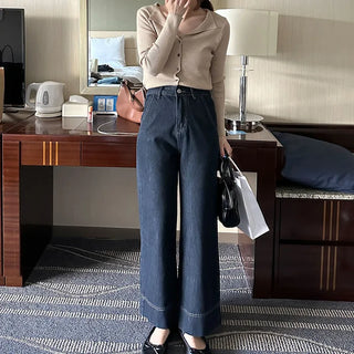 Stitch Point Denim Pants