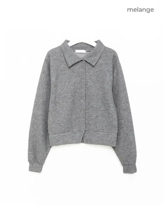 Balloon collar cardigan