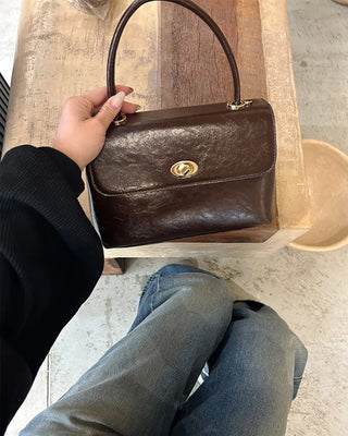 Handle Square Shoulder Bag