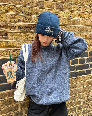 Rib-knit sweater