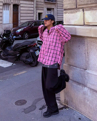 Pigment check shirt