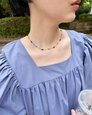 Gathered Square Neck Dress