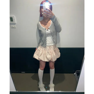 Nylon pumpkin skirt