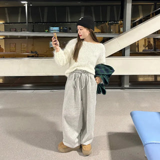 Fleece-lined jogger pants