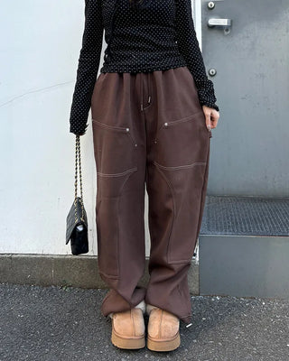 Stitched Wide Fit Pants