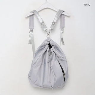 2-way string shoulder backpack