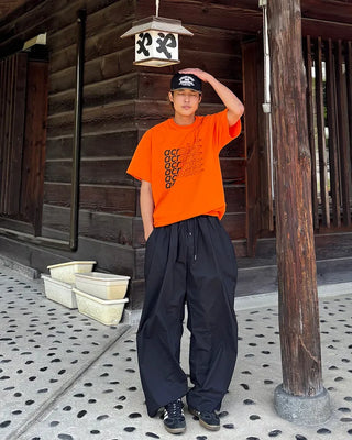 Pleated Round Pants