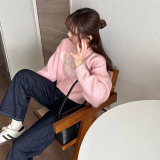 Lettering Point Knit
