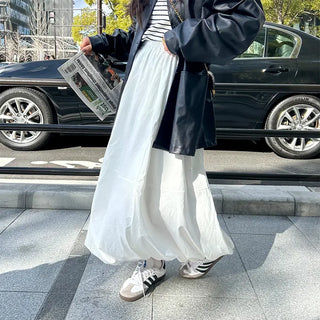 Balloon long skirt