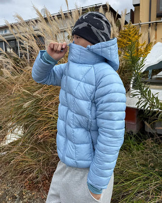 Lightweight duck down parka