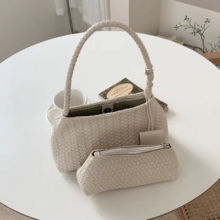 Leather shoulder bag