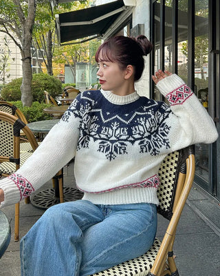 Snow Nordic Knit