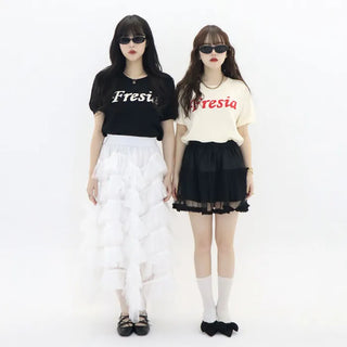(ORIGINAL) Freesia Short Sleeve Knit