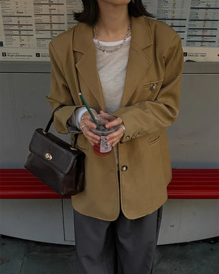 Oversized tailored jacket