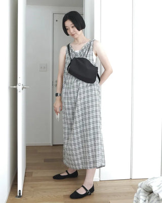 Drape neck long dress