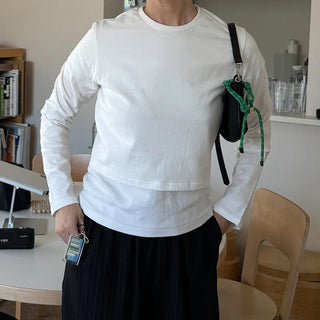 Basic Crop Long T-Shirt