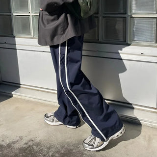 Spring Nylon Bicolor Pants