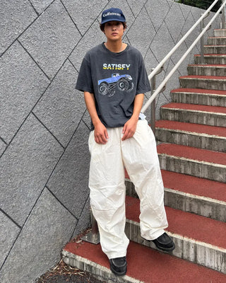 Linen balloon pants