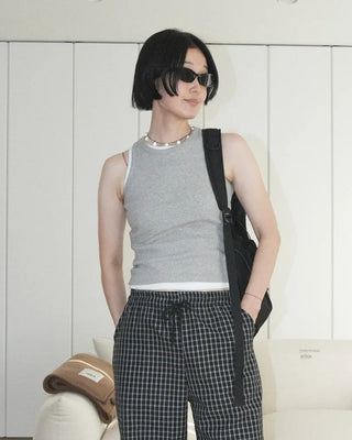 Ribbed tank top