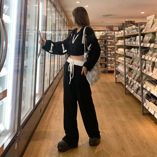 Two-tone sweatpants