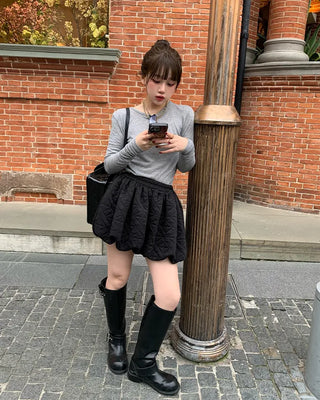 Slim-fit long-sleeved T-shirt