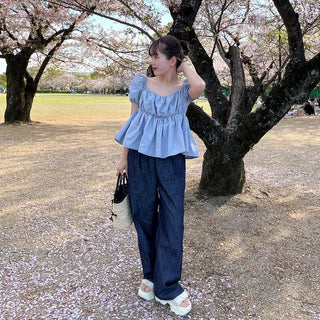 Reactive Wide Denim