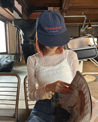 Star Lettering Ball Cap