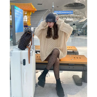 Cable knit oversized fit