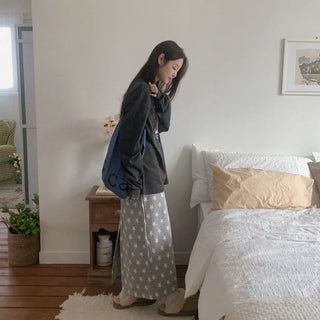(2 colors) Star Long Skirt