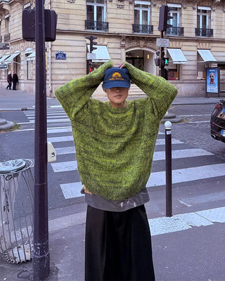Multicolor Mix Knit Pullover
