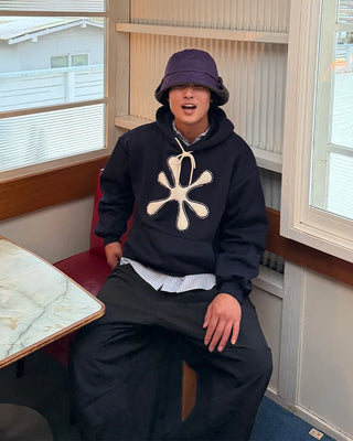 Drop Pop Embroidered Hoodie