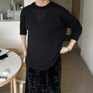 Basic long-sleeved T-shirt