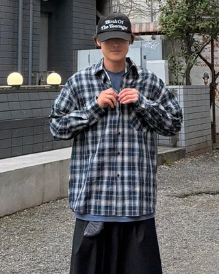 Pocket check shirt
