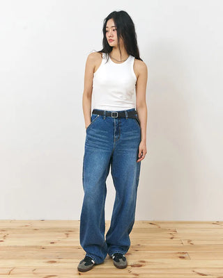 [5th Re-release] (ORIGINAL) Holeless Leather Belt (black)