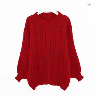 Loose-fit twisted knit