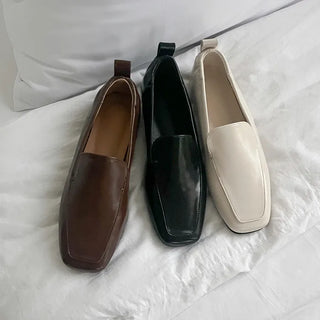 Classic leather loafers